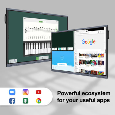 H11D 65 duim Slim Interactief Vlak Comité Digitale Whiteboard met 48 MP Camera