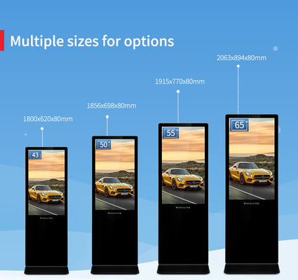 55 Duim leidde Binnenlcd Digitaal Signage Touch screen voor Android-Systeem