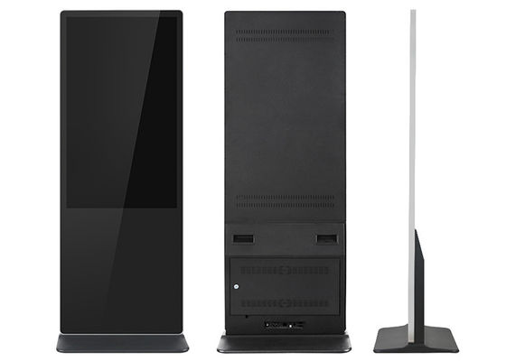 Wifi ultra Slanke Binnenlcd Digitale Signage Reclamekiosk met Aangemaakt Glas