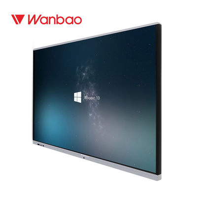 Muur Opgezet Touch screen Whiteboard 65“ de Digitale Vertoning van 4K het Nauwkeurige Schrijven