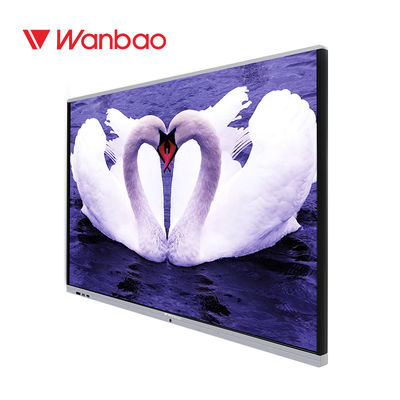 Muur Opgezet Touch screen Whiteboard 65“ de Digitale Vertoning van 4K het Nauwkeurige Schrijven