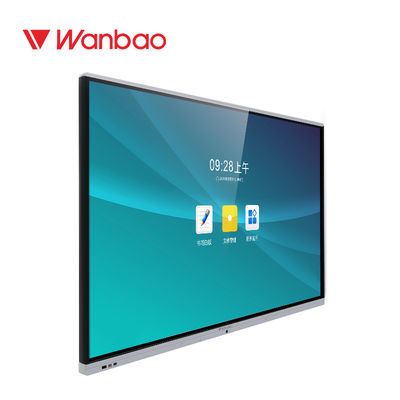 Muur Opgezet Touch screen Whiteboard 65“ de Digitale Vertoning van 4K het Nauwkeurige Schrijven