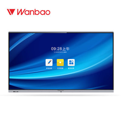 Schoolbureau Slimme Interactieve Whiteboard 75 de“ LEIDENE Aanrakings Digitale TV van 4K IRL