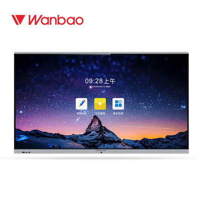 Schoolbureau Slimme Interactieve Whiteboard 75 de“ LEIDENE Aanrakings Digitale TV van 4K IRL