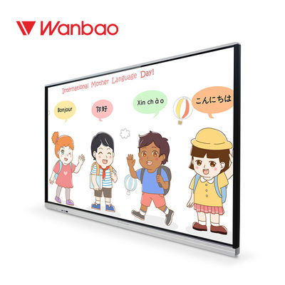 Allen in het Één Synchrone het Klaslokaalonderwijs van Onderwijs Interactieve Whiteboard