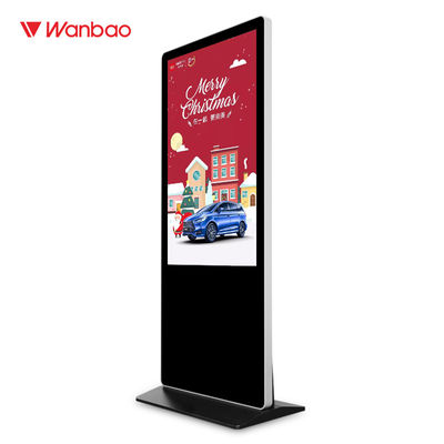 Vloer die LEIDENE Touch screen Digitale Signage voor Binnen Reclame bevinden zich