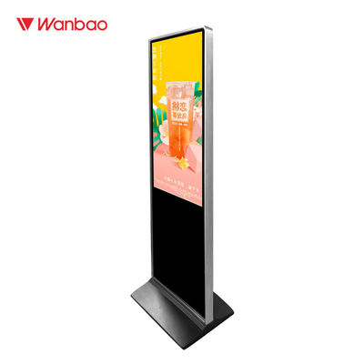 Grote Groottevloer die Lcd Interactief de Kiosktouch screen bevinden zich van de Reclamespeler