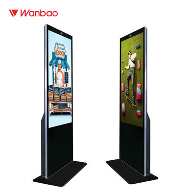 Vloer die LEIDENE Touch screen Digitale Signage voor Binnen Reclame bevinden zich