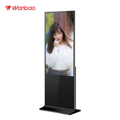 Vloer die LEIDENE Touch screen Digitale Signage voor Binnen Reclame bevinden zich