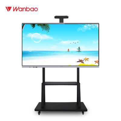 De muur Opgezette Slimme Interactieve Digitale Vertoning van Whiteboard 4K voor Bureau