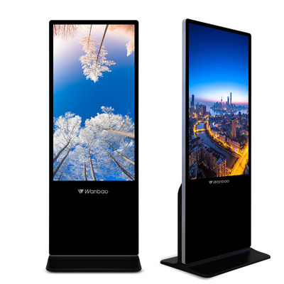 Touch screenandroid Aangemaakte Glas vertoning 55 van de reclamekiosk“