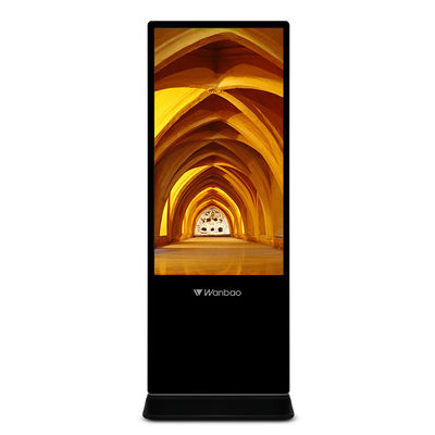 Touch screenandroid Aangemaakte Glas vertoning 55 van de reclamekiosk“