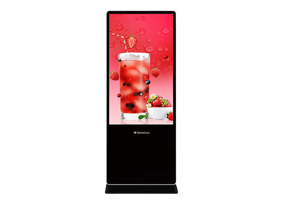 65“ Grote Binnenlcd Digitale Signage Lcd van de Vloertribune Adverterende Vertoningsraad