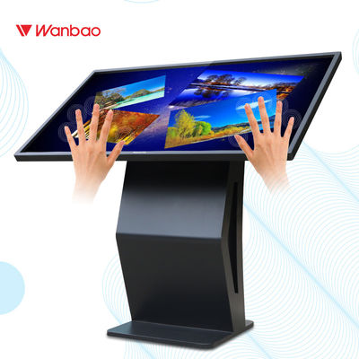 55 Duim die Interactieve Touch screenkiosk 10 adverteren Puntaanraking voor Binnen